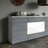 Meuble buffet design pas cher - Gris anthracite