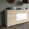 Meuble buffet design pas cher - Chêne clair