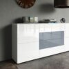 Meuble buffet pas cher - Gris