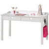 bureau laqué blanc déco jeune fille
