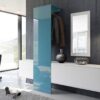 Meuble d'entrée vestiaire design - Turquoise