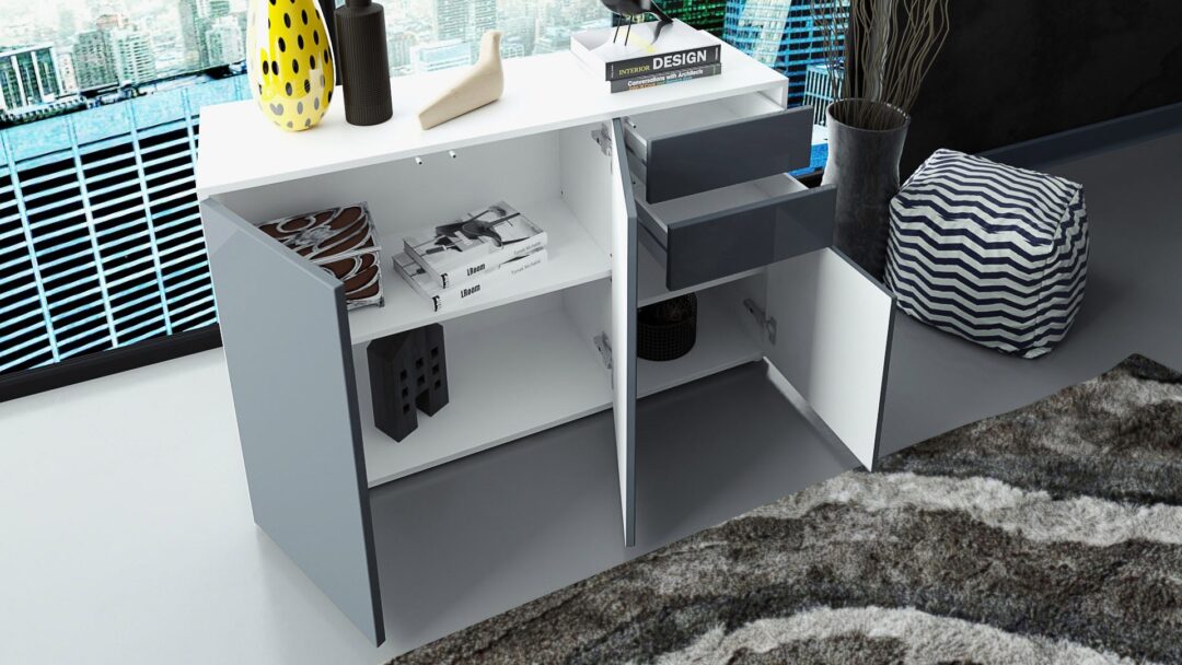 commode blanche pas cher