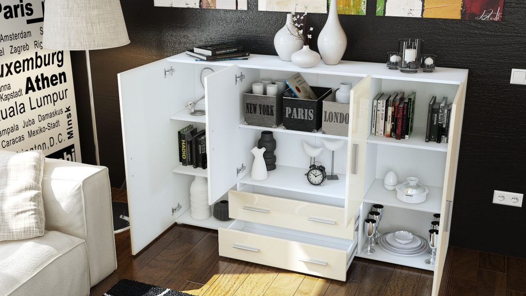 Meuble buffet haut design