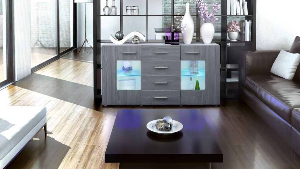 Meublebuffetbahutdesignblanccm