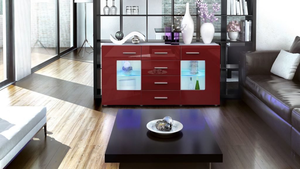 Meublebuffetbahutdesignblanccm