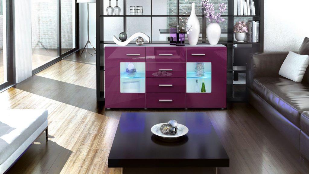 Meublebuffetbahutdesignblanccm