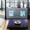 Meublebuffetbahutdesignblanccm - Gris