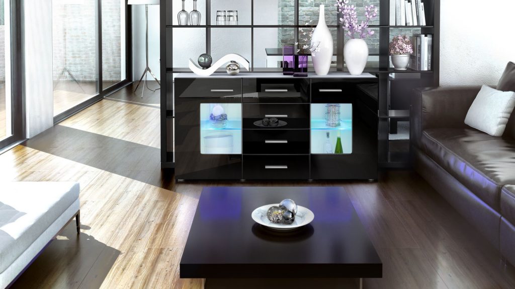 Meublebuffetbahutdesignblanccm