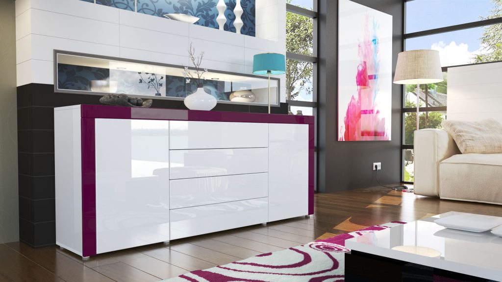 Meublebuffetdesignlaquécm