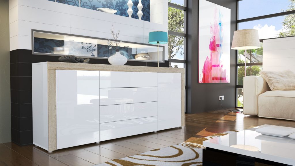 Meublebuffetdesignlaquécm