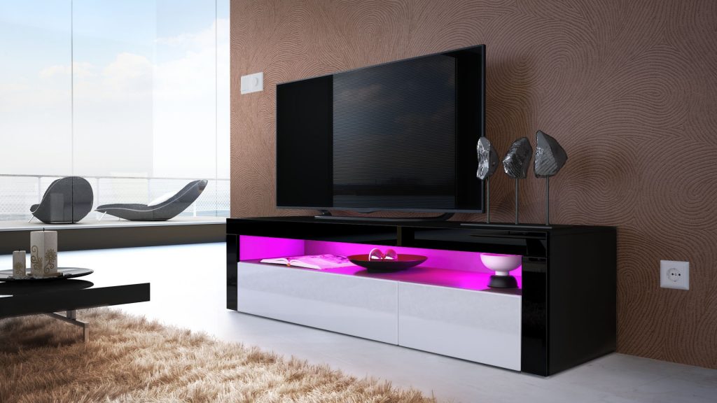 Meuble banc télé design