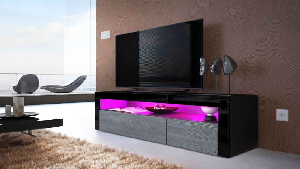 Meuble banc télé design
