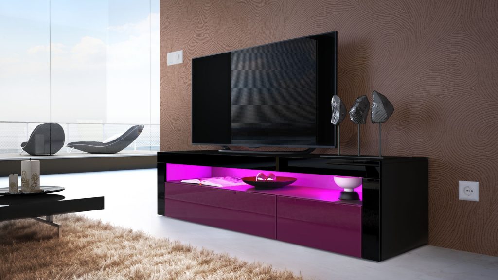 Meuble banc télé design