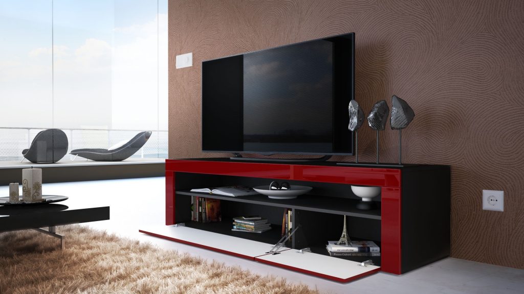 Meuble banc télé design
