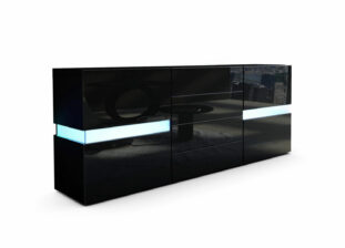 Meuble buffet noir design
