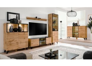 Ensemble salon design à led