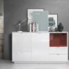 Meublebuffetdesignblancbrillantcm
