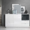 Meublebuffetdesignblancbrillantcm