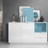 Meublebuffetdesignblancbrillantcm