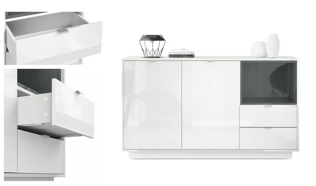Meublebuffetdesignblancbrillantcm