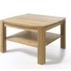 Table basse en bois massif carrée