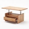 Table basse relevable en bois massif