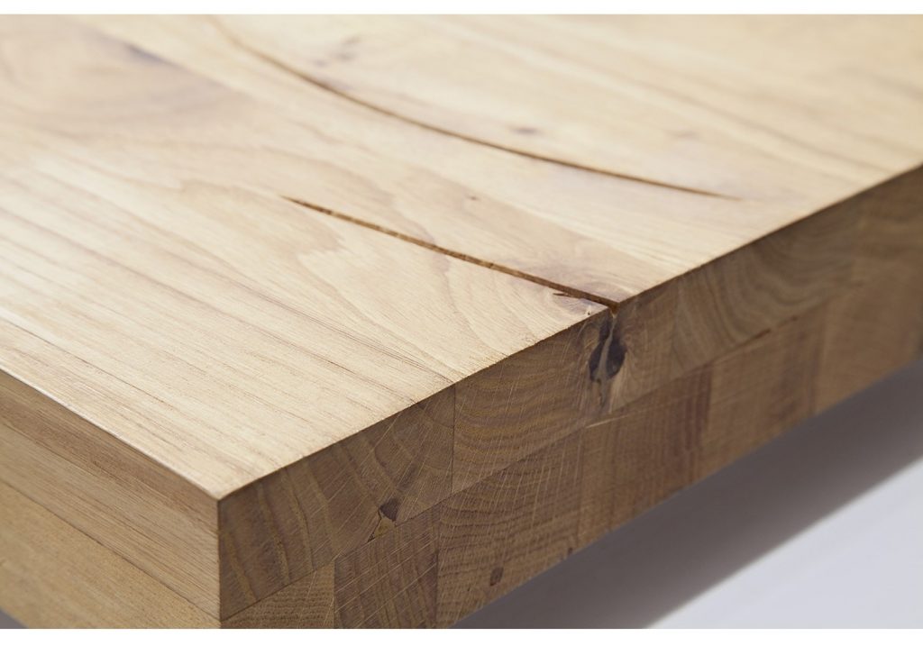 Buffet blanc & bois massif Lumineux
