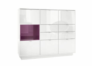 Meublebuffethautavecnichecolorée