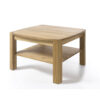 Table carrée en bois de chêne - Chêne sauvage