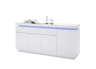 Buffet blanc laqué Lumineux