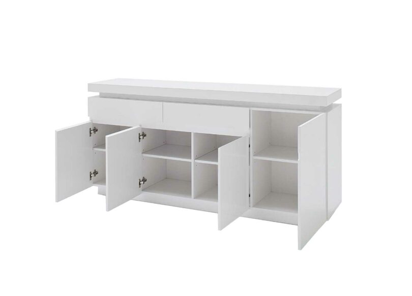 Buffet blanc laqué Lumineux