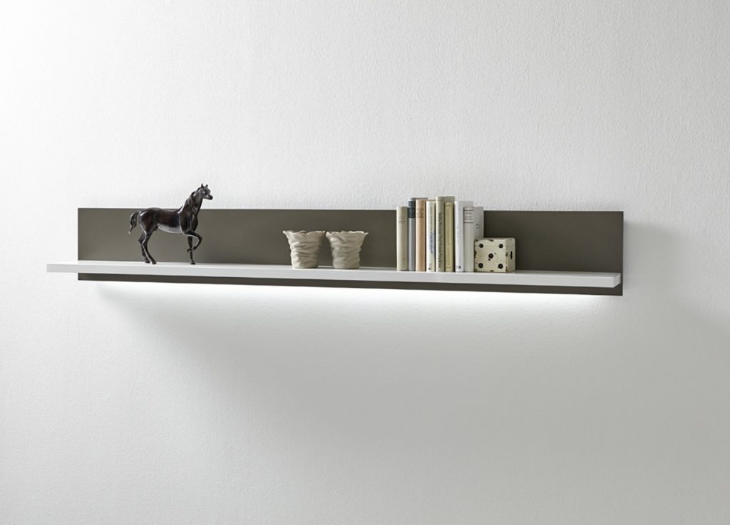 Meuble TV moderne blanc laqué