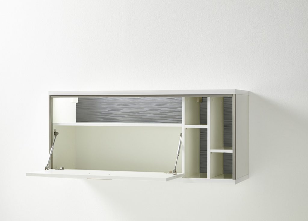 Meuble TV moderne blanc laqué