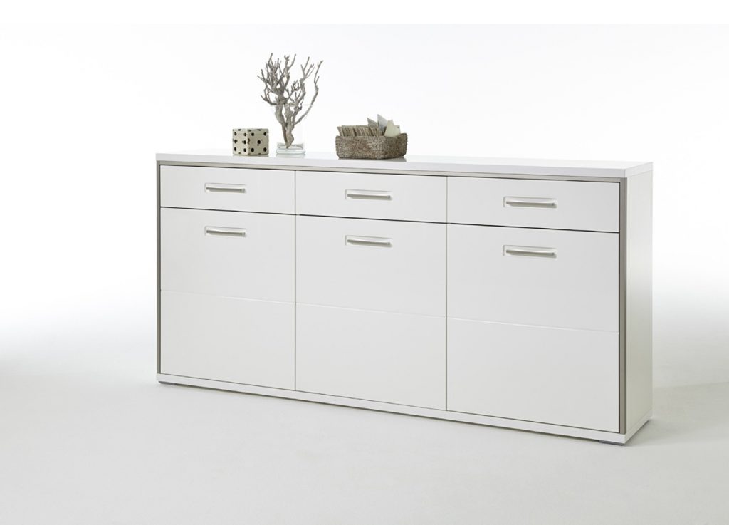 Ensemble séjour moderne blanc laqué moderne