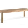 Table de repas moderne en bois chêne massif