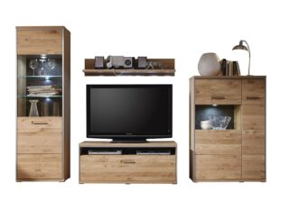 Ensemble TV moderne en bois massif