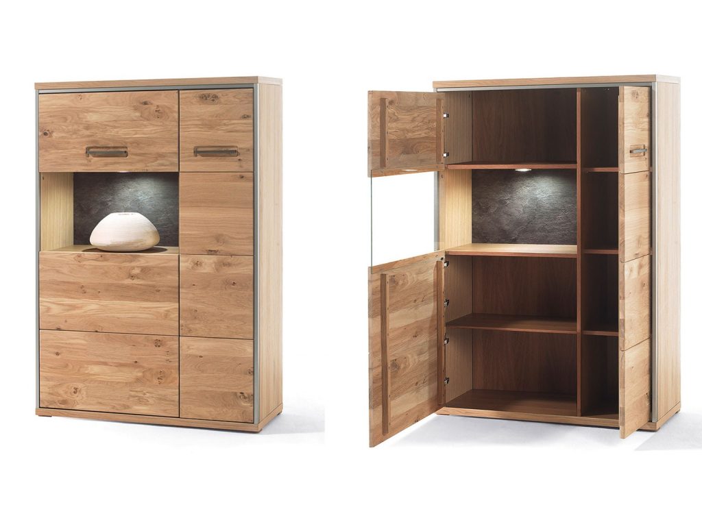 Ensemble TV moderne en bois massif