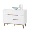 Commode scandinave blanche pas cher