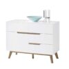 Commode scandinave blanche pas cher