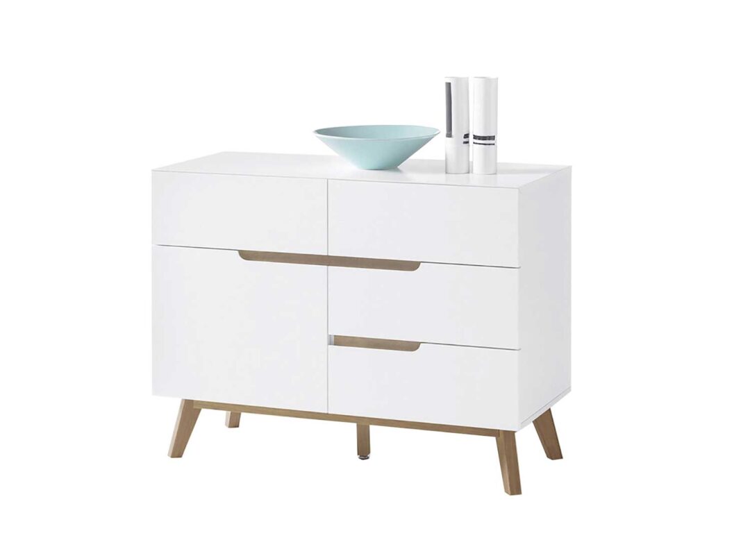 Commode scandinave blanche pas cher