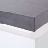 Meuble TV gris et blanc laqué avec LED