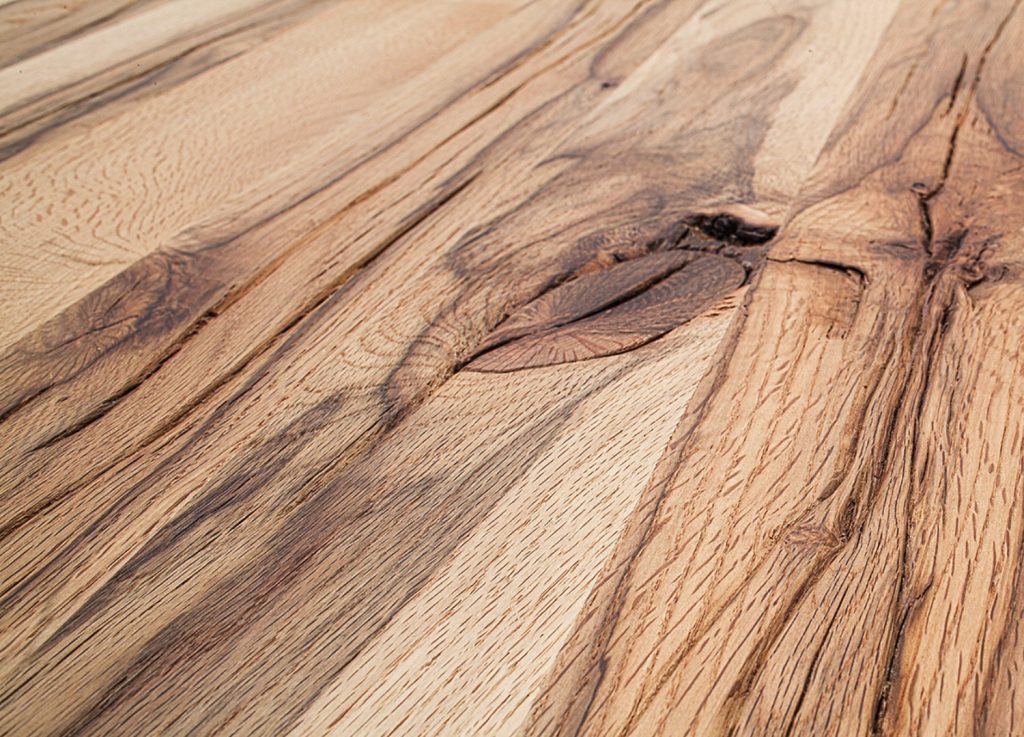 Table bois et métal originale