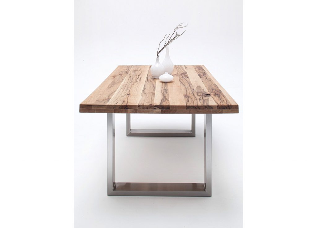 Table bois et métal originale