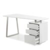 Bureau informatique blanc design