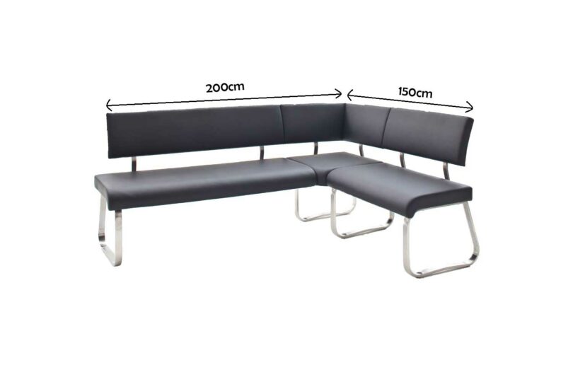 Dimensions du banc de salle à manger en similicuir