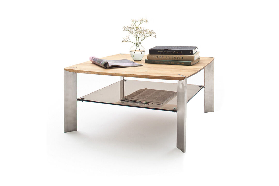 Table de salon en bois carrée