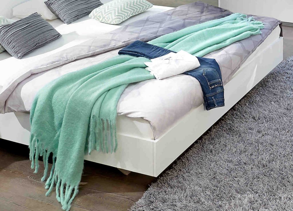 Chambre adulte moderne pas cher blanche