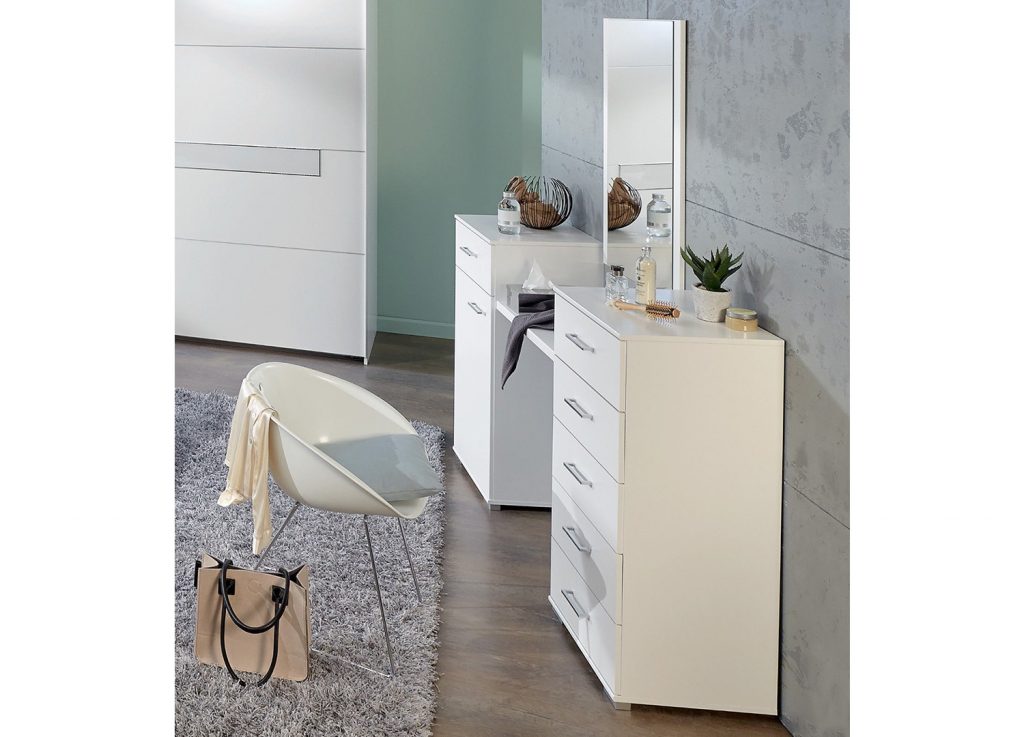 Coiffeuse de chambre moderne blanche intense