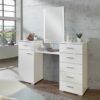 Coiffeuse de chambre moderne blanche intense