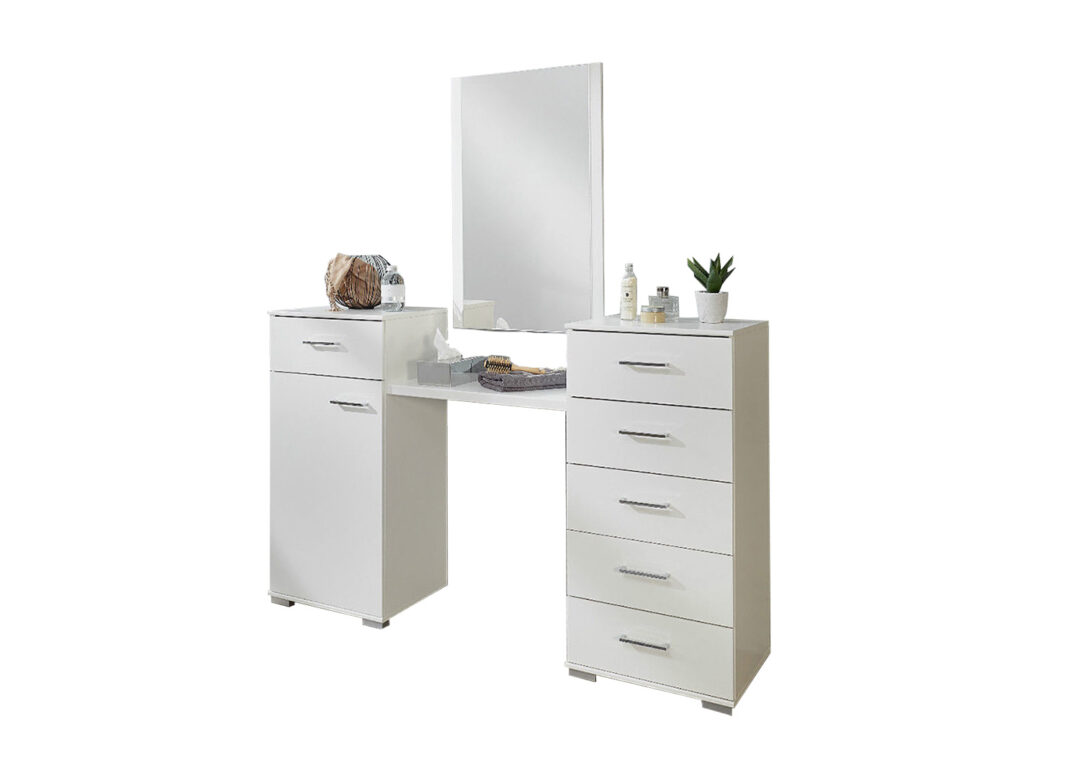 grande coiffeuse avec plusieurs rangements